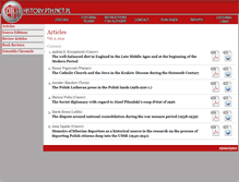 Tablet Screenshot of history.pth.net.pl
